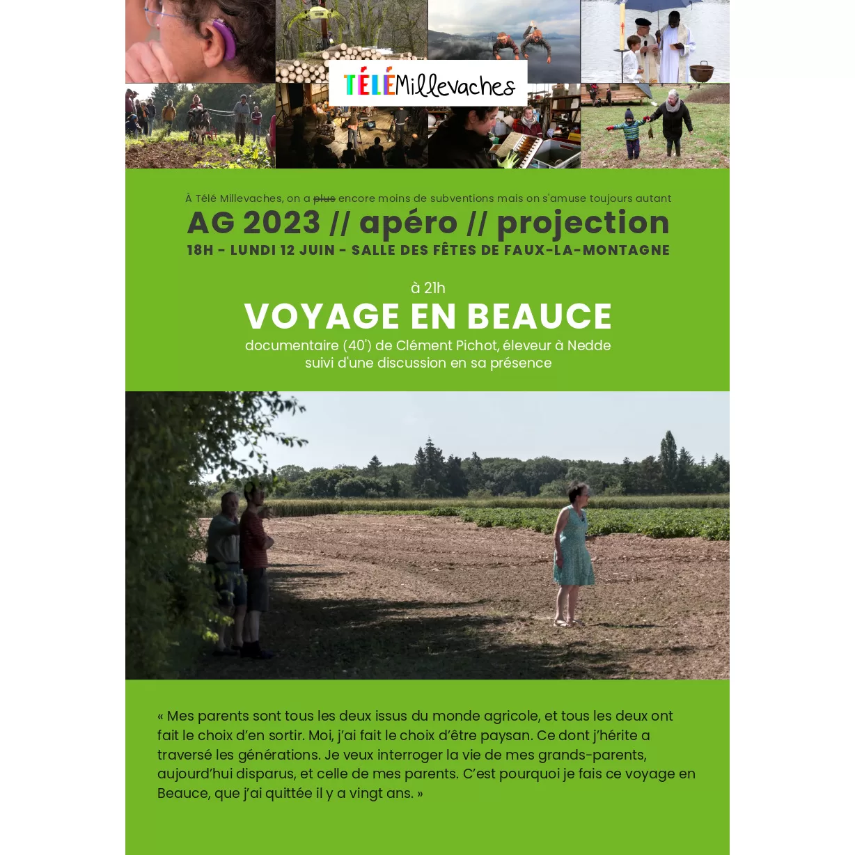 AG 2023 // apéro // Voyage en Beauce