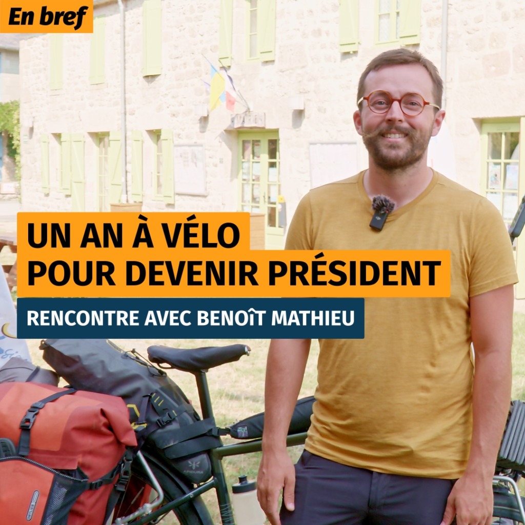 Un an à vélo pour devenir président